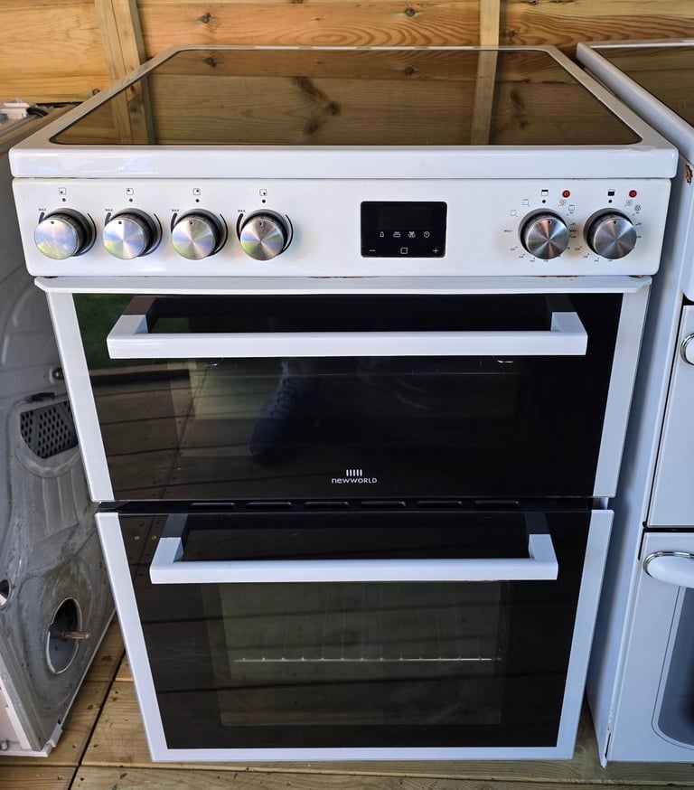 image for Newworld 60cm double oven electric cooker-READ DESCRIPTION!!