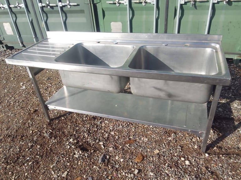 Commercial catering equipment sinks stainless steel restaurant kitchen trailer items 
