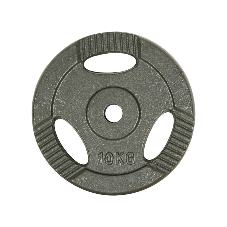 84KG Standard Bundle | 77.5kg 1" Tri Grip Cast Iron Weight Plates & 5ft Bar Set