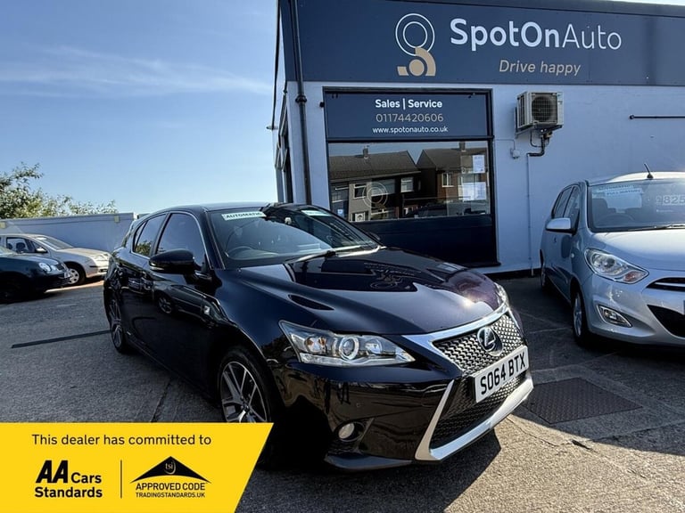 2014 Lexus CT 1.8 200h F Sport CVT Euro 6 (s/s) 5dr Hatchback PETROL/ELECTRIC Automatic