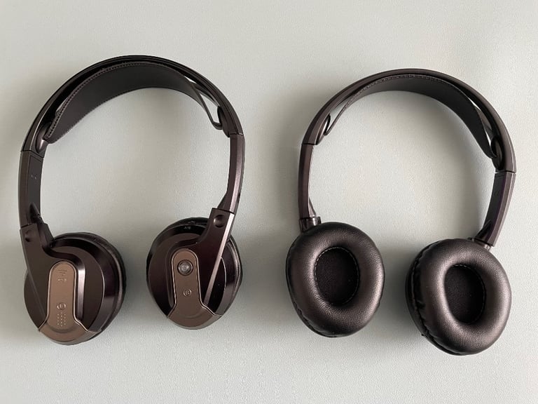 Rosen VPL2591 FoldFlat 2channel IR wireless Headphones AC3640 for in