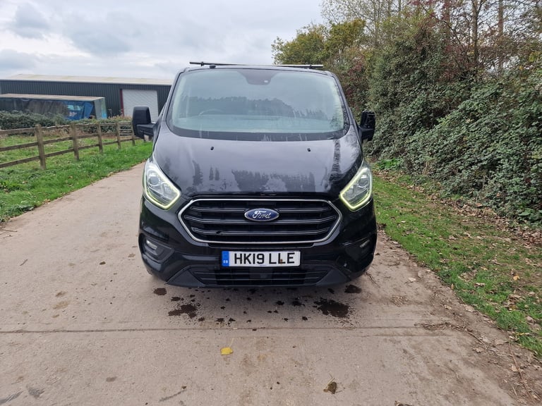 2019 Ford Transit Custom Black 6 Seat Crew Cab  LTD Top Spec Spares &amp; Repairs