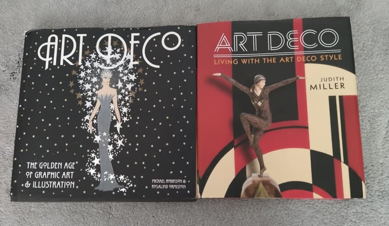 image for 2 x art deco books