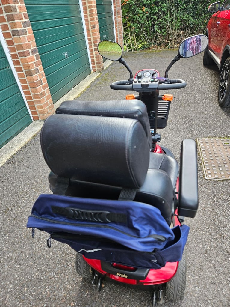 Mobility scooter red