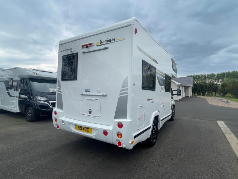 2020 BENIMAR PRIMERO 331 4 BERTH FIXED BED MOTORHOME WITH ONLY 6K MILES ANDERSON MOTORHOME SALES