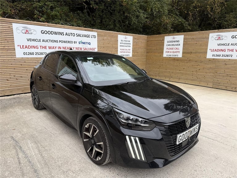 2024 74 PEUGEOT 208 GT PURETECH 1.2T DAMAGED REPAIRABLE SALVAGE 