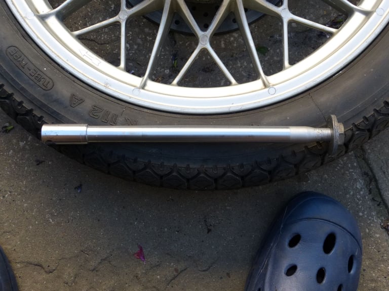 BMW R100RT Classic Motorcycle Rear Wheel (Snowflake)