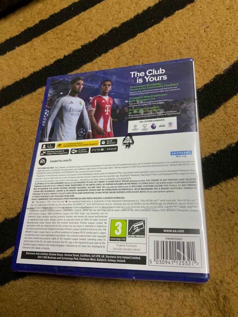 PLAYSTATION 5 FC26 GAME