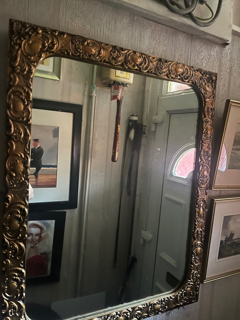 Rococo gold mirror