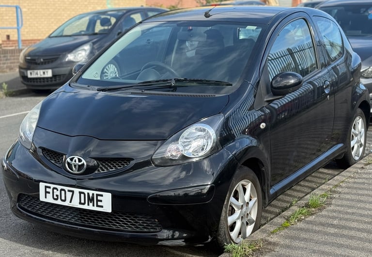 2007 Toyota AYGO 1.0 VVT-i Black 3dr HATCHBACK Petrol Manual