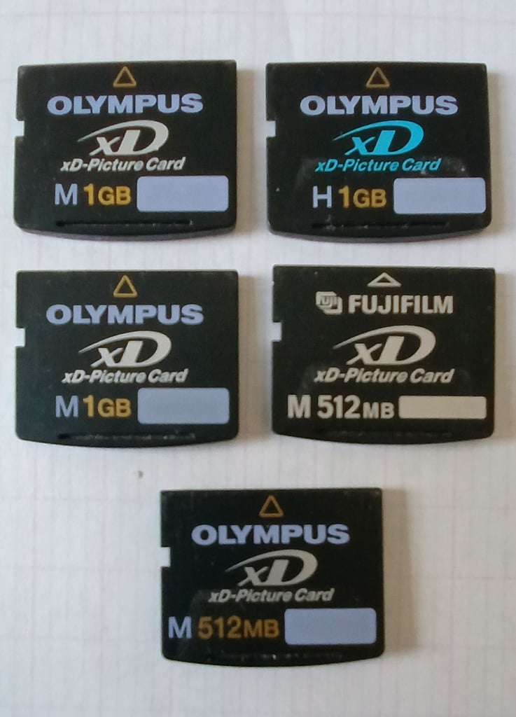 XD Camera Picture Memory Cards