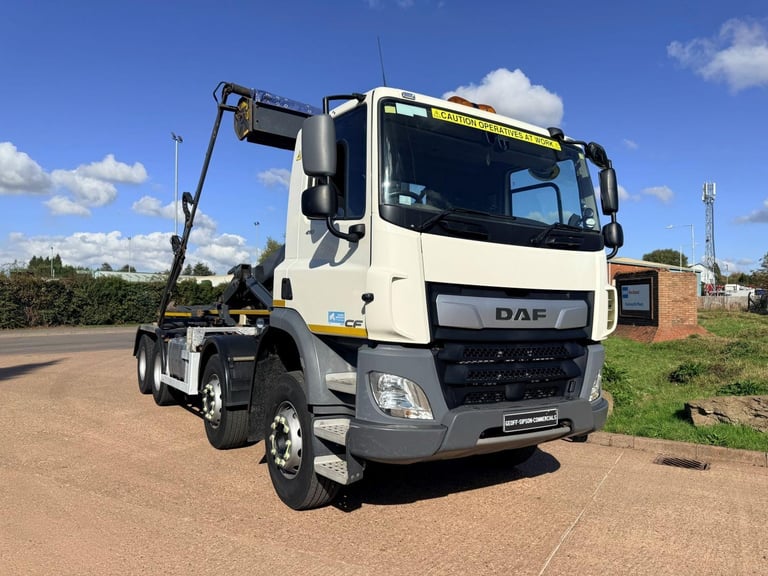 DAF CF 450 2020 (70) EURO 6, 8X4 HOOK LOADER, BOUGHTON EQUIPMENT