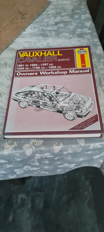 image for Haynes workshop manual Vauxhall Cavalier 
