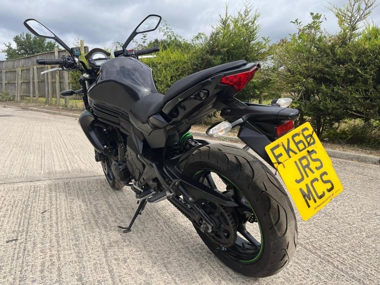 2016 66 KAWASAKI ER 650 FGF ABS ER6N ER6 NAKED BLACK CLEAN LOW MILESNEW MOT