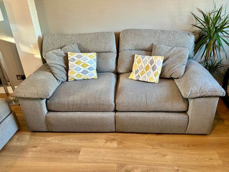 3 Seater sofa & foot stool