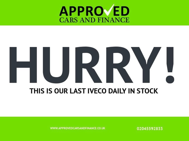2019 Iveco Daily 3.0D HPI 65C caged Tipper in white, 45,000 miles, 1 owner, Euro 6 ULEZ, 6-s TIPP...
