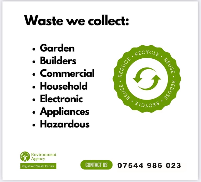 ♻️0..7..5..4..4...9..8..6..0..2..3..♻️WASTE COLLECTIONS ♻️ SAME DAY ♻️ REMOVAL SERVICES ♻️✅