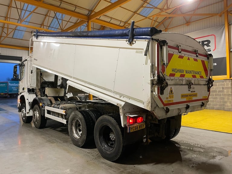 MERCEDES AROCS 3240 8X4 *EURO 6* ALUMINIUM INSULATED TIPPER - 2016 - YC66 WSY