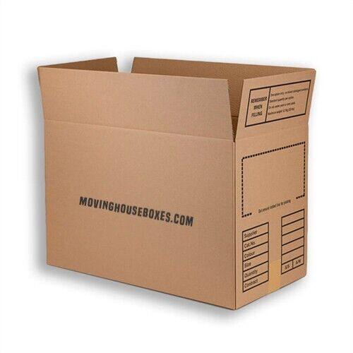 Strong Large Moving House Cardboard Boxes 582(L) x 282(W) x 366(D)mm