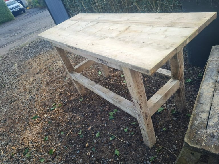 Custom made to order scaffold board workbenches