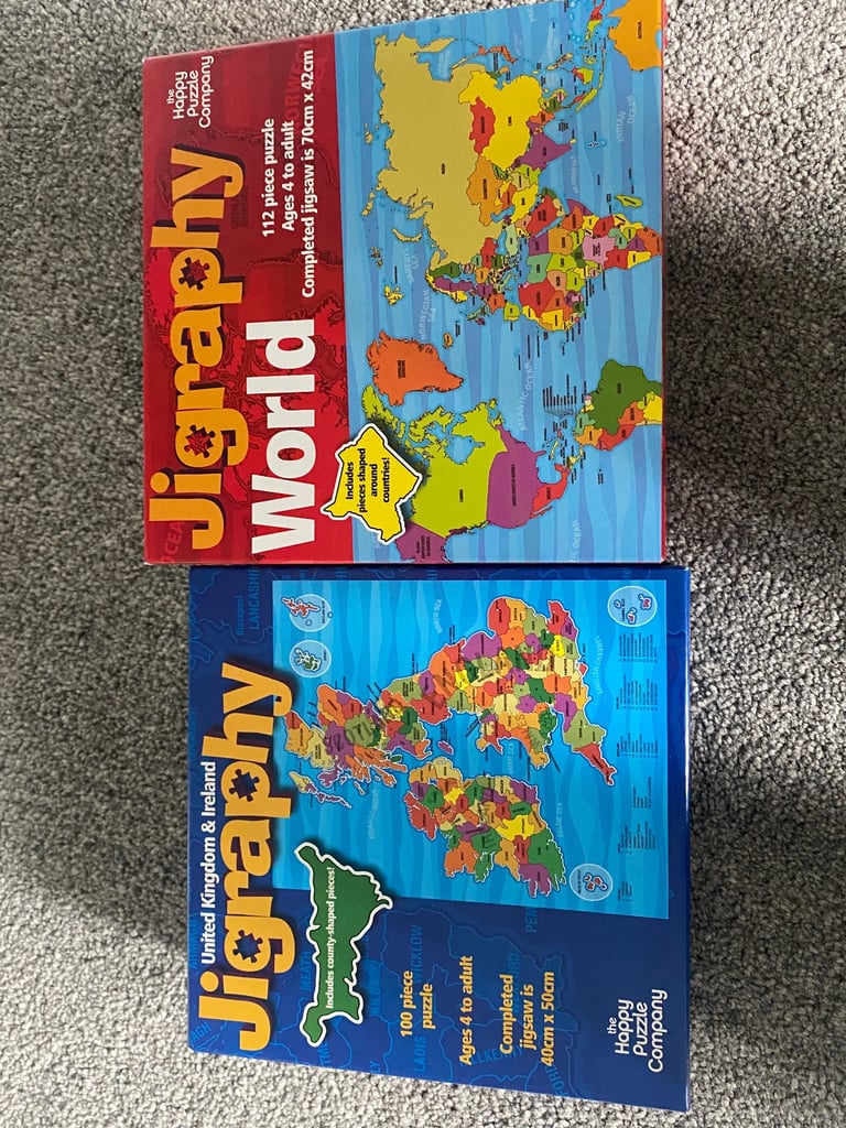image for Jigraphy UK and the World kids puzzles