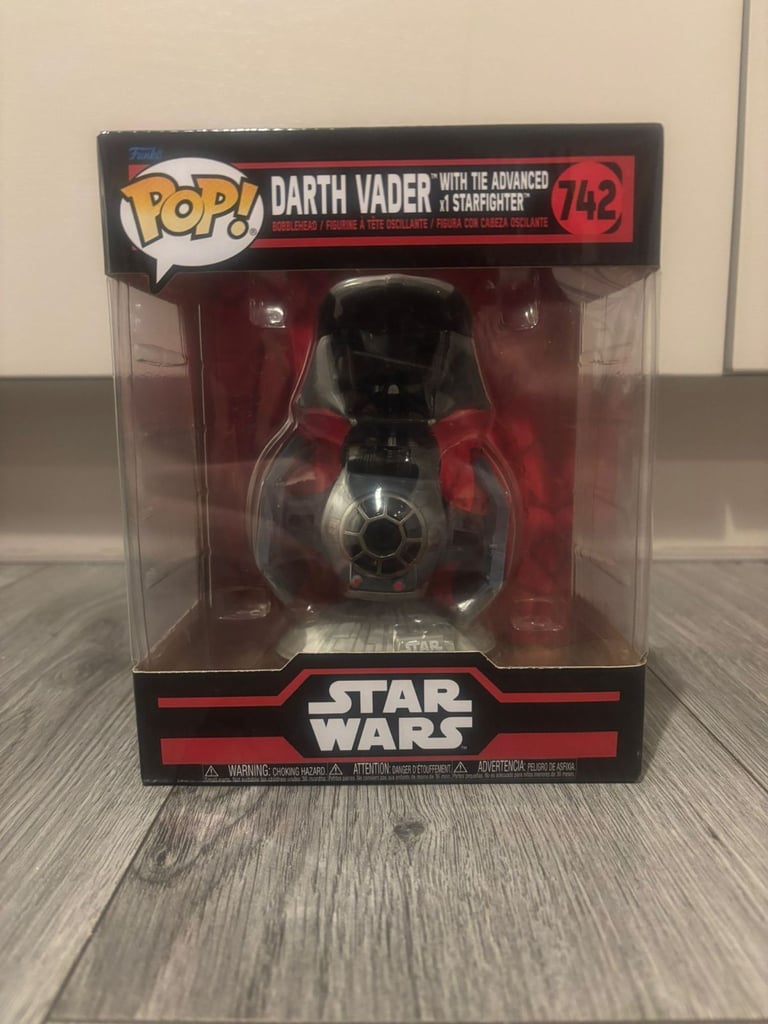 image for Funko Pop Star Wars #176 Darth Vader with Tie Fighter Exclusive Figure