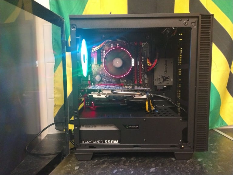 ABYSS/8-Core Ryzen/8GB GPU/16GB DDR4/240GB SSD/2TB HDD/WiFi/Gaming Tower