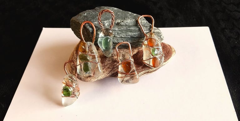 image for Handmade seaglass pendants 