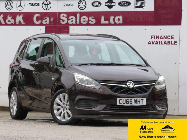 2017 Vauxhall Zafira 1.4T Design 5dr MPV PETROL Manual