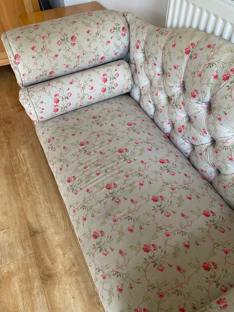 Ornate vintage small sofa