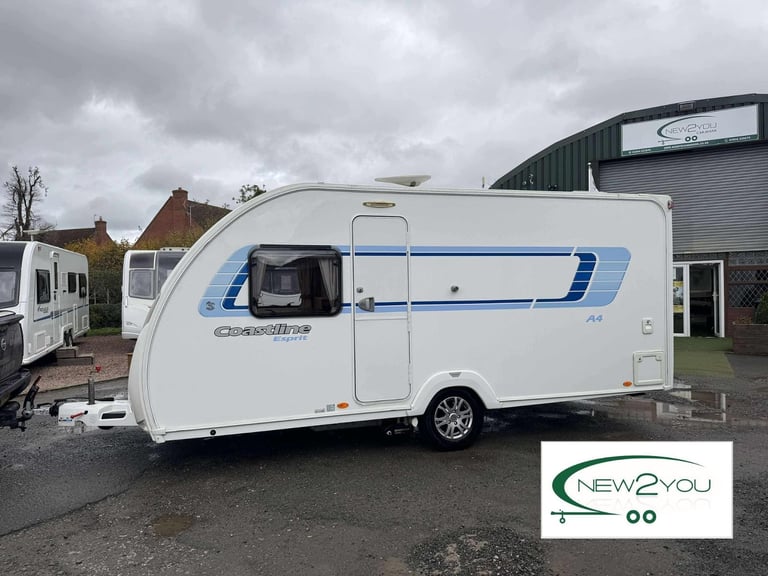 2013 Swift Coastline Esprit 4 Berth FIXED BED Caravan -STOCK NO E226