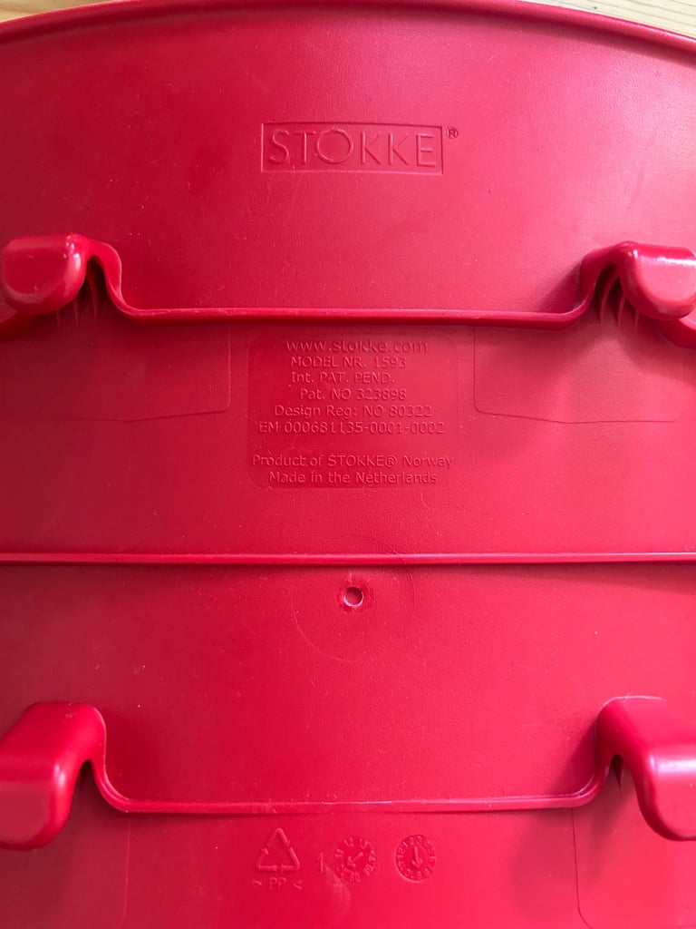 Red back rest for Stokke Tripp Trapp baby set