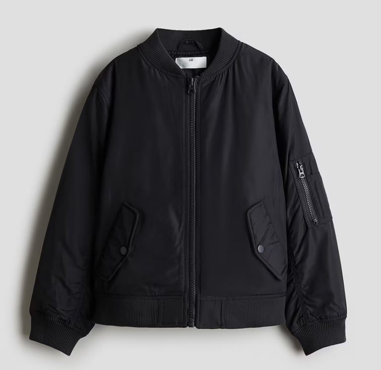 image for Dark grey bomber jacket brand new