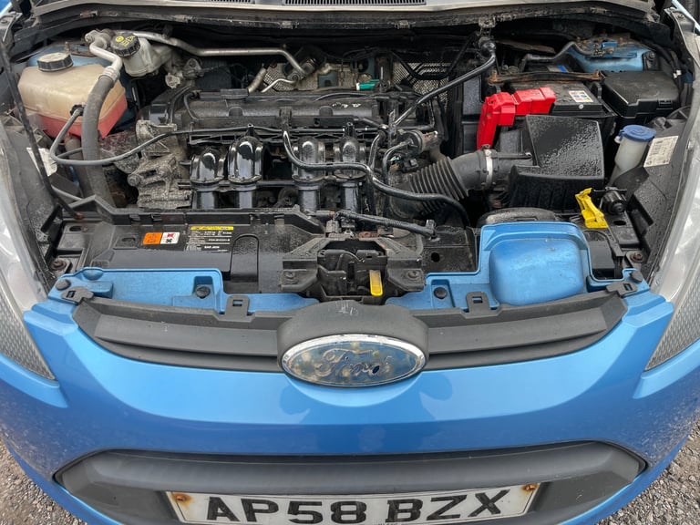 FORD FIESTA 1.2 STYLE+ 58 REG BLUE 3 DOOR MOT FEBRUARY 27TH 2026 SERVICE HISTORY LOW INSURANCE 