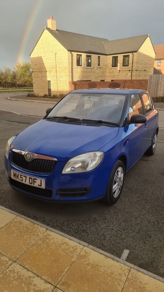 2007 Blue Skoda Fabia 1.2 Petrol