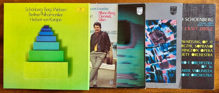 Schönberg Berg Webern Collection 8LP 1961-76 Philips CBS Telefunken Deutsche Gra