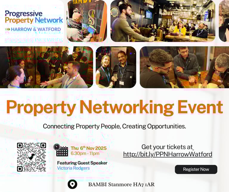 image for PPN Harrow & Watford - Your local Property Networking Event