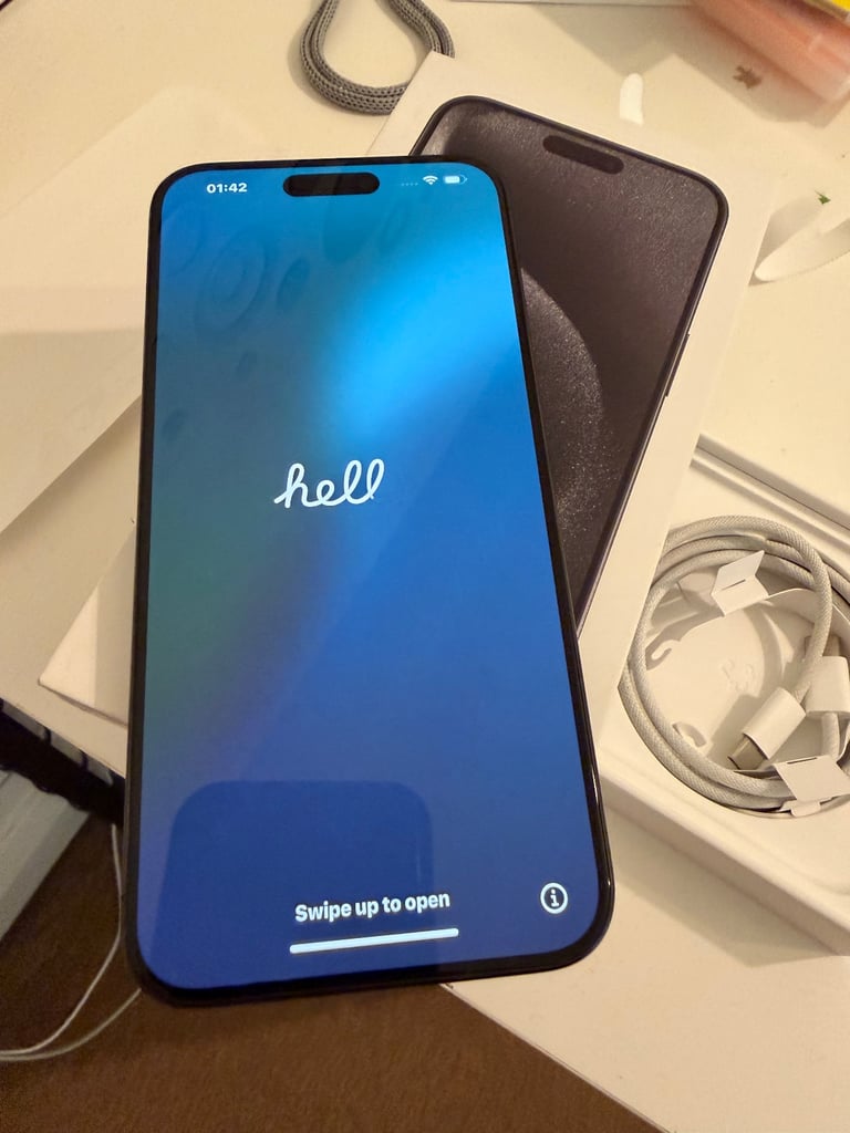 APPLE IPHONE 15 PRO MAX 512 GB TITANIUM BLACK 