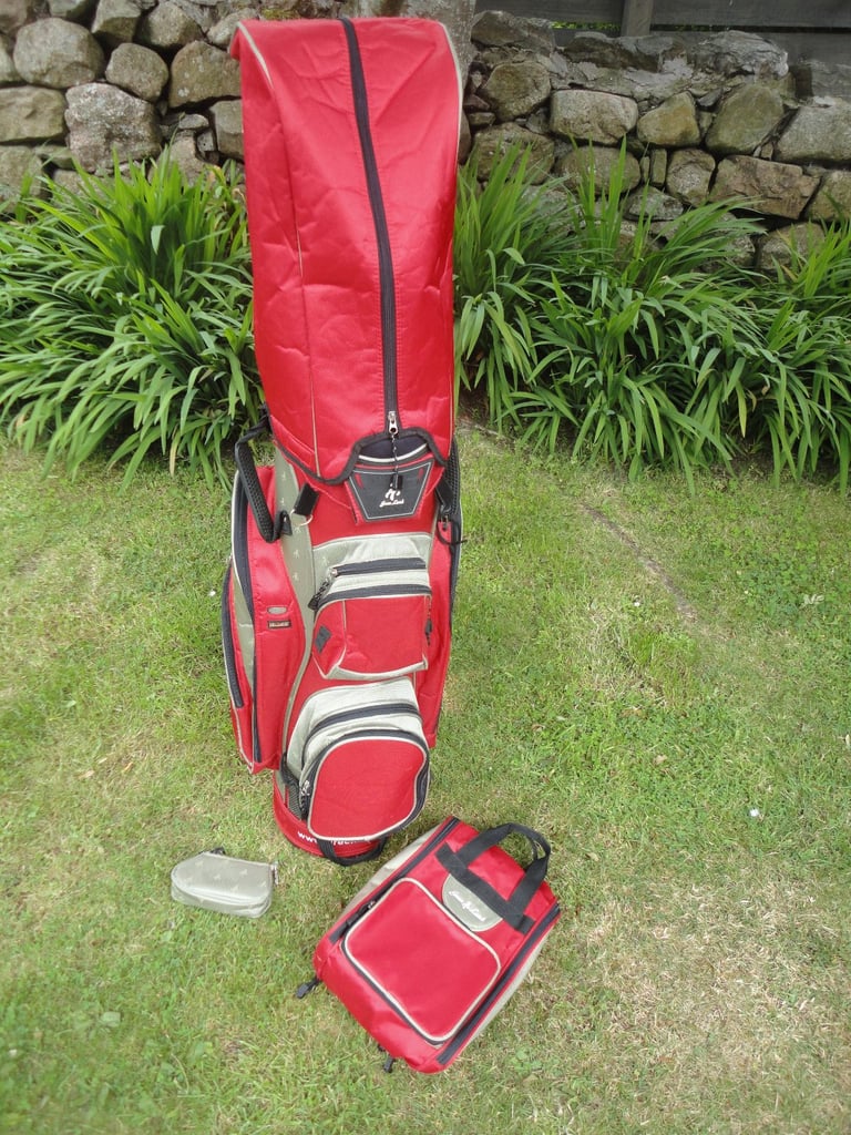 Golf cart trolley, pencil bags, wilson, cobra, callaway various prices