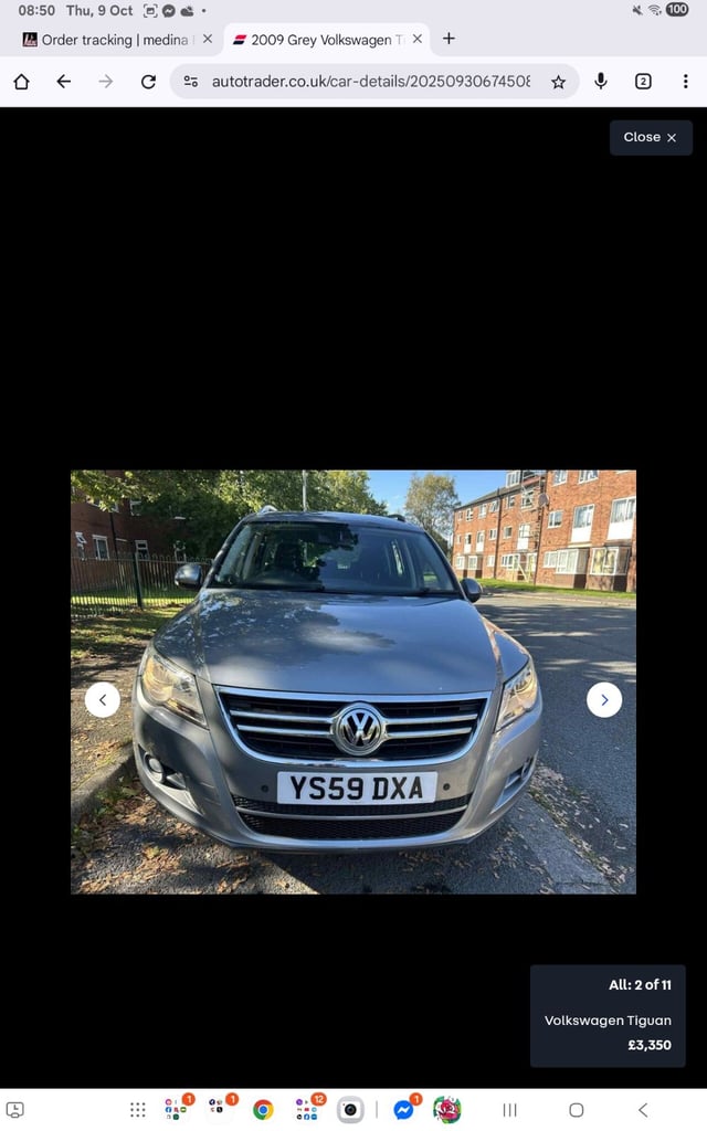 Volkswagen, TIGUAN, Estate, 2009, Manual, 1968 (cc), 5 doors
