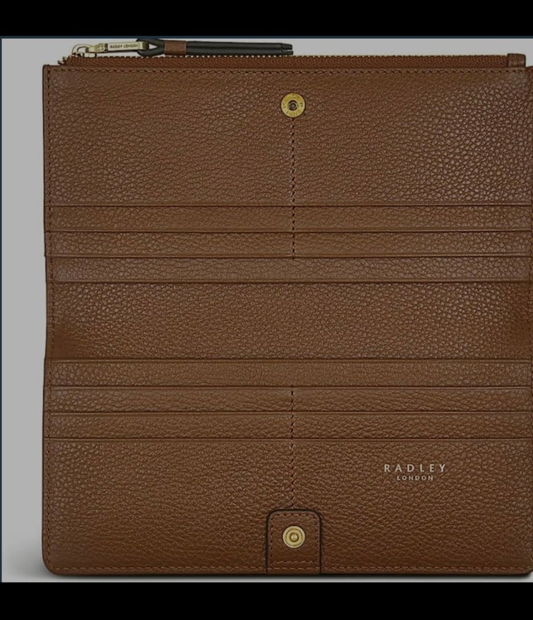RADLEY Signature Logo Large Bifold Matinee Purse in Indus Tan