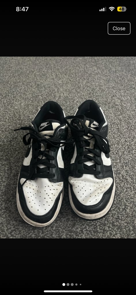 Nike Dunks Black and White