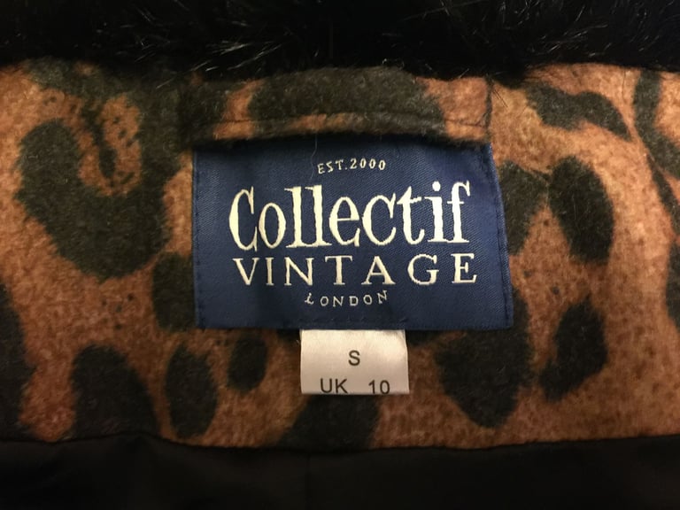 NEW 'COLLECTIF VINTAGE' LEOPARD PRINT FLARE COAT!