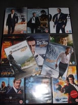 James Bond 007 Dvd's x 11 Live And Let Die, Dr No, Goldfinger, Etc