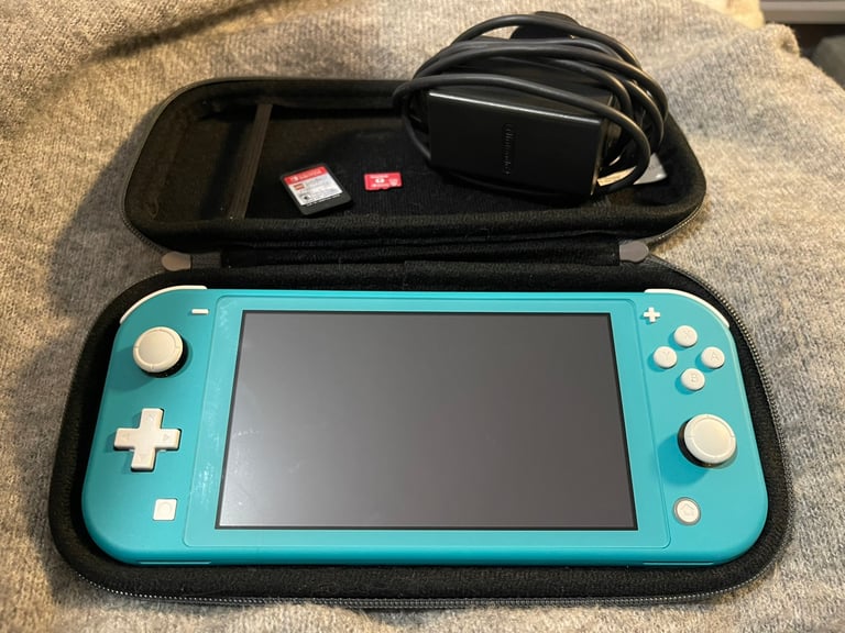Nintendo Switch Lite - Turquoise (Charger, Game, Memory Card, Case) | in  Rochester, Kent | Gumtree