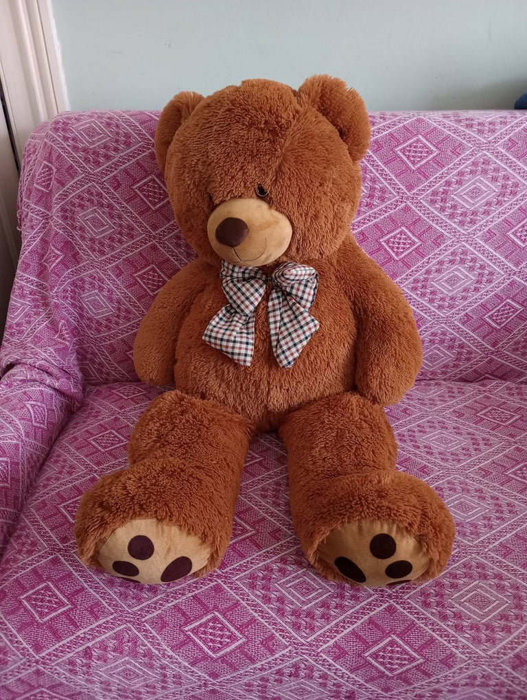 image for Monzana Brown Huge Extra Large (100cm) Teddy Bear in excellent clean condition