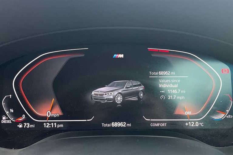 2020 BMW 5 Series 2.0 520d MHT M Sport Touring 5dr Diesel Hybrid Auto Euro 6 (s/s) (190 ps) Estat...