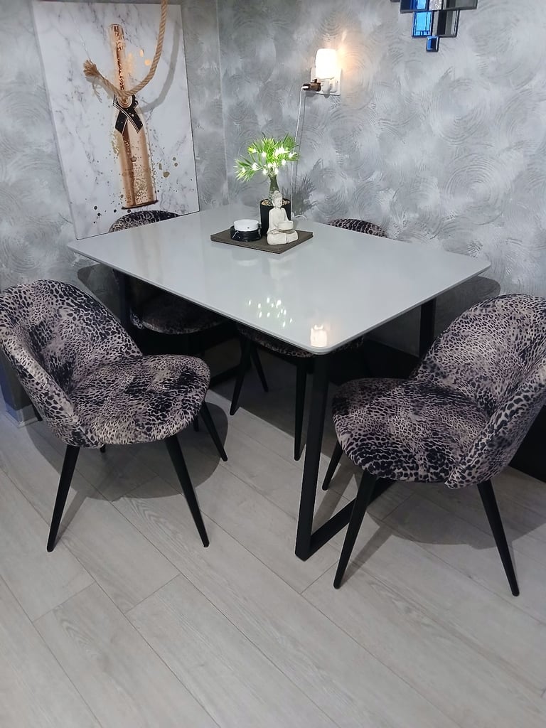 image for Dining set  chairs x4