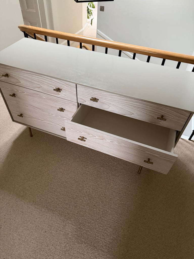 4 different pieces Various West Elm Bedroom Furniture