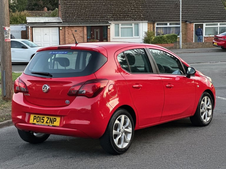 VAUXHALL CORSA 1.4 PETROL RED MANUAL 2015 LOW MILEAGE 63,000 LONG M.O.T EXCELLENT CONDITION